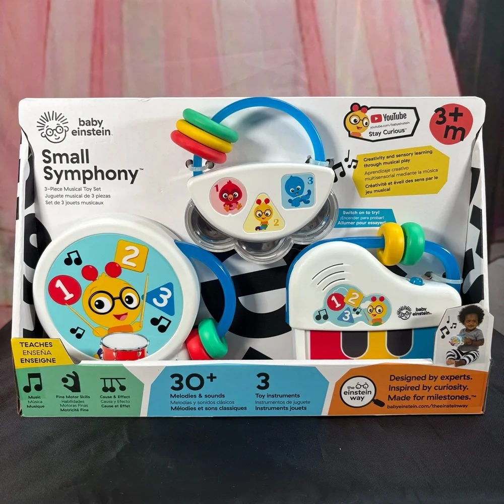 Baby Einstein Small Symphony Music Set - White & Blue